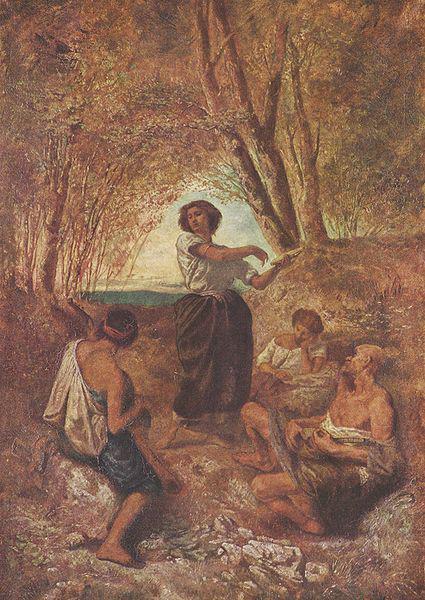 Anselm Feuerbach Zigeunertanz oil painting image